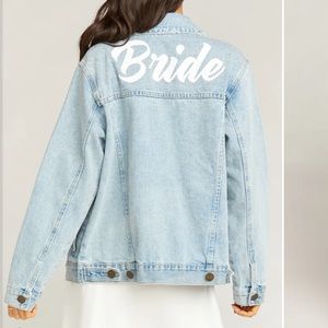 Show me your mumu bride jean jacket